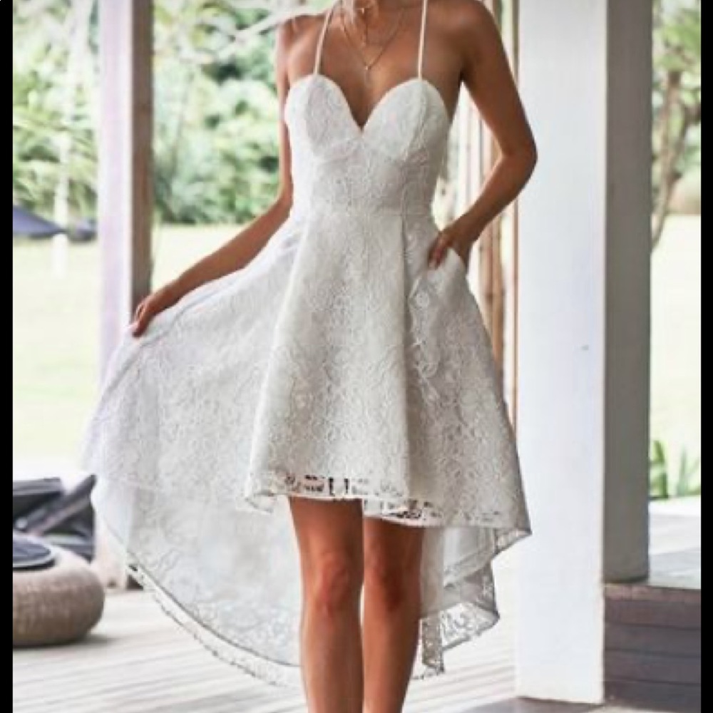 Brand new size 12 amazing hi low dress